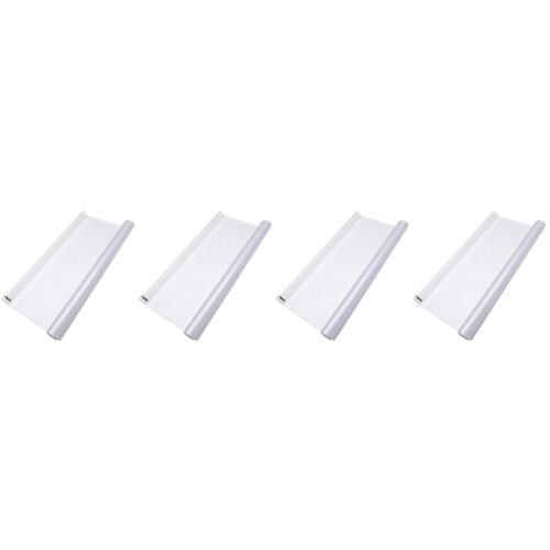 4Rolls Removable Static Cling Window Film Transparent Privacy Sticker 2