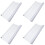 4Rolls Removable Static Cling Window Film Transparent Privacy Sticker 4