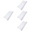 4Rolls Removable Static Cling Window Film Transparent Privacy Sticker 5