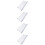 4Rolls Removable Static Cling Window Film Transparent Privacy Sticker 7