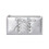 PU Leather Long Wallet Practical Coin Purse Lightweight-Silver 1