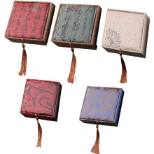 Linen Compact Travel Bead Organizers Random Handmade Designs-5