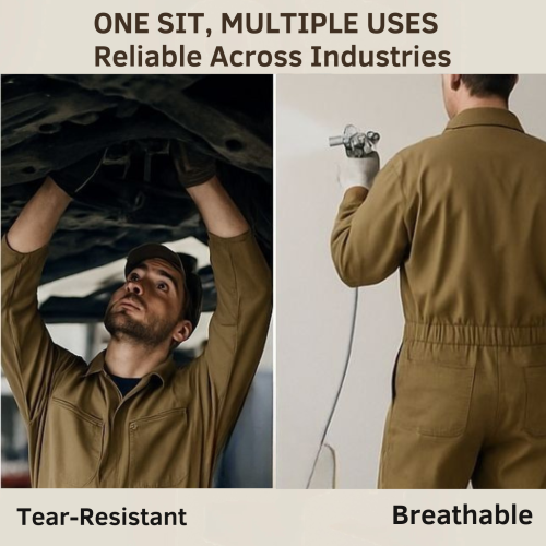 Large Disposable Hazmat Suit PPE Protection 1