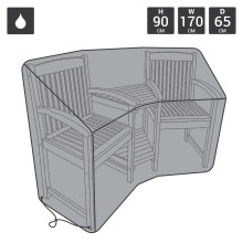 Charles Bentley Patio Furniture Companion Seat Love Seat Jack and Jill Cover