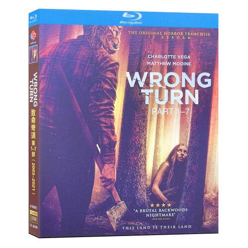 Wrong Turn Part 1-7 Blu-ray 1080P BD English