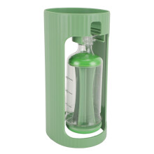 Stazione per spremere cibo per bebè e set di sacchetti con 10 sacchetti di plastica da 118 ml, verde