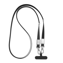 (One Size, Black) XD Xclusive Recycled PET Cross Body Lanyard