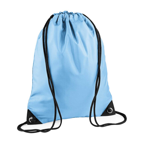 BagBase (One Size, Sky Blue) Bagbase Premium Drawstring Bag