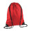 BagBase (One Size, Bright Red) Bagbase Premium Drawstring Bag 1