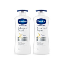 Vaseline 600ml Advanced Repair Body Lotion x2