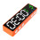 Dense Transportable Interval Clock Clear-Red frame green and 1