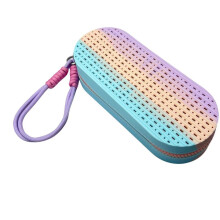 Fashionable Silicone Protective Cover Eyewears- pink blue purp