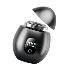 Small Electric Shaver Rechargeable Beard Shaving Machine-Gray