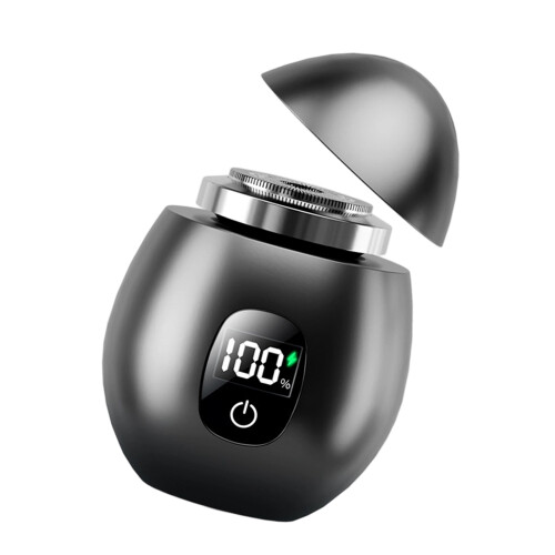 Small Electric Shaver Rechargeable Beard Shaving Machine-Gray