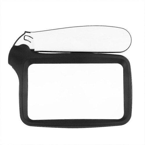 Rectangular Magnifying Glass with Light Magnifier Foldable Handheld 5 Led, 2 Dimming Modes, 2x Magnifying Reading 2
