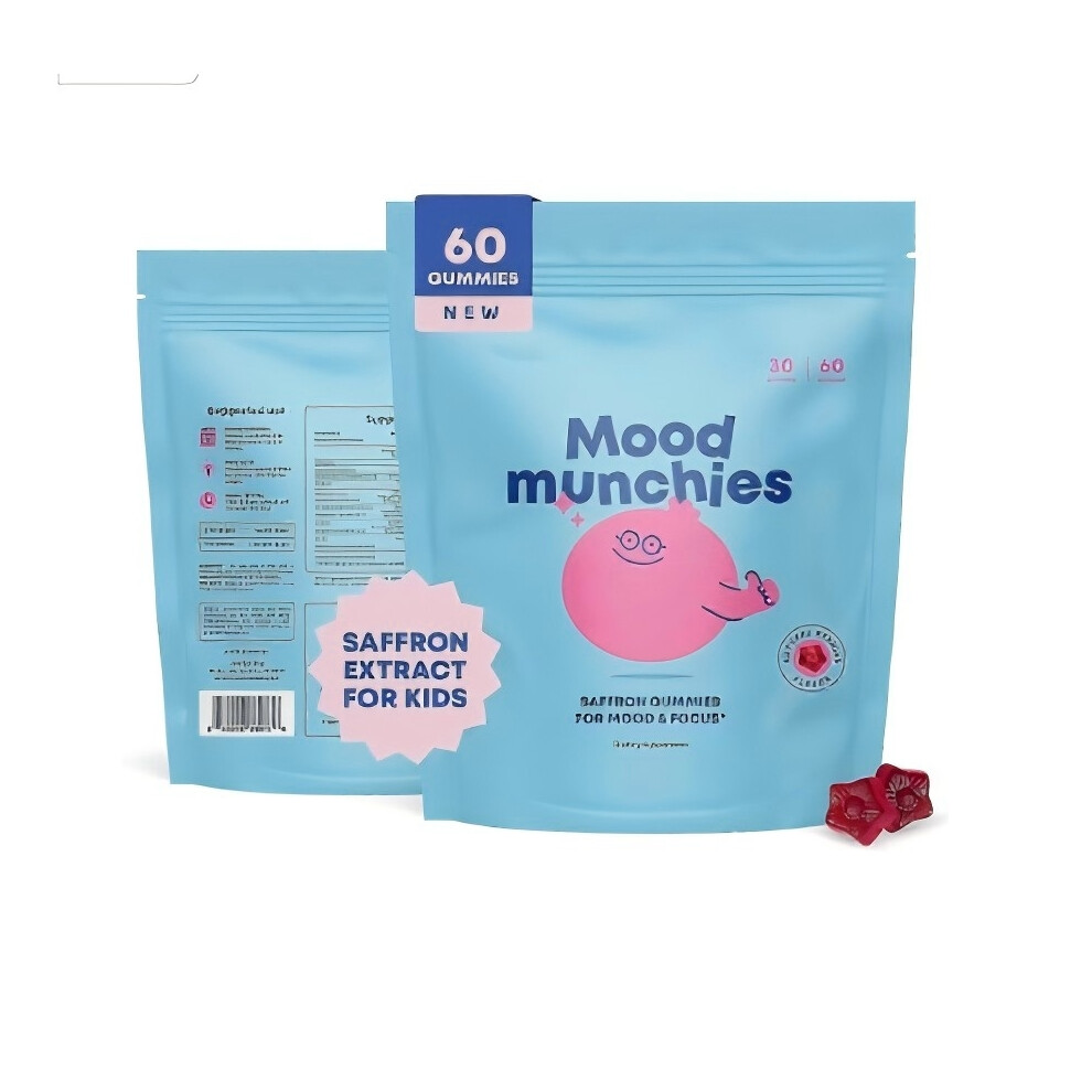 Saffron Extract for Mood Munchies Nutrition Gels & Chews 60 Count