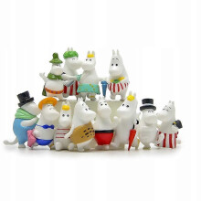 Moomin Figurines Set Of 12 Pieces