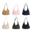 Commuters Friendly Nylon Crossbody Bag Roomy Interior-Blue 3