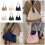 Large Capacity Nylon Crossbody Bag Multiple Compartments-Khaki 4