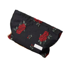 Fashionable Women's Makeup Bag Floral Print Cosmetic Bag-large