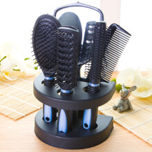 Hair Brush Airbag Set, Detangling Hair Brush, Round Hair Brush With Mirror Stand