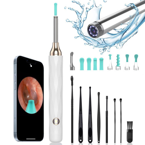 18pcs Ear Cleaner With Camera Led Light, Wifi Ear Scope Ear Cleaning Kit 1