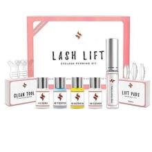 Lash Lift Kit With Curling Glue, Lash Perming Solution, Silicone Pads Set For Salon Or Home