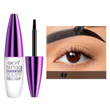 Black Eyebrow Tint Kit, Peel Eyebrow Gel Waterproof 10g Brow Dye Cream