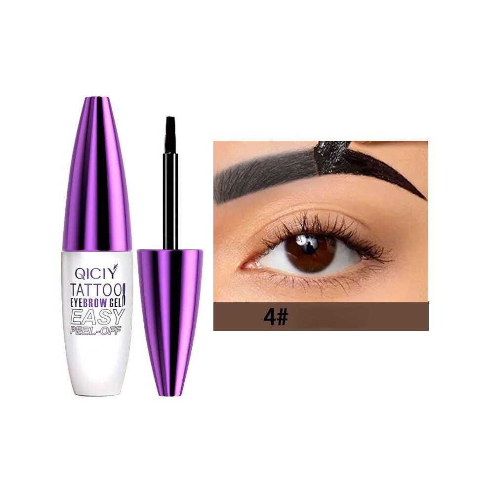 Black,Cream Black Eyebrow Tint Kit, Peel Eyebrow Gel Waterproof 10G Brow Dye Cream