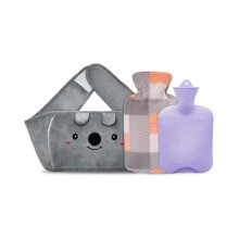Wearable Hot Water Bottle Belt, Adjustable Waistband Pink Rubber Bottle Water Pouch
