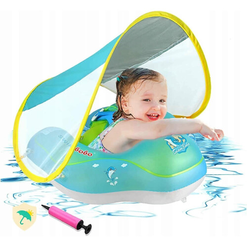 Inflatable Wheel for Children with Canopy 2