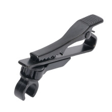 Metall-Mikrofonclip 6mm x 35mm Schwarz 6 Stück