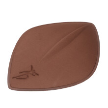 Walnussförmiges Bauchbrett 23x32cm Mocha Braun