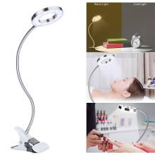USB-LED-Klemmleuchte 7 W Schwanenhals 38,5 cm Warmweiß