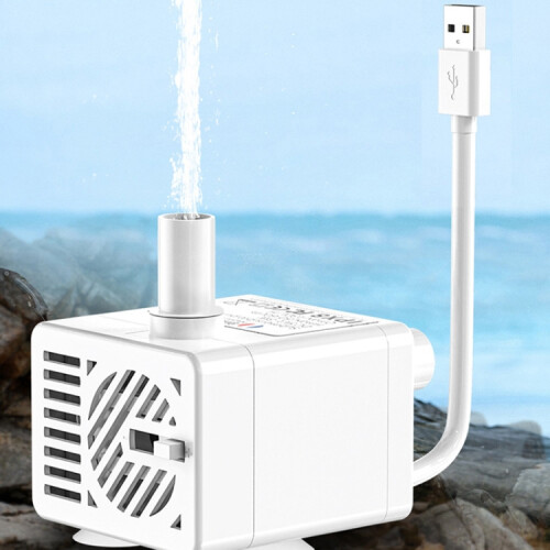 USB Pet Water Dispenser Pump 5V Mute Micro Brushless DC Water Pump Automatic Drainage+1m Pipe 2