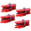 4pcs /Pack Melon and Fruit Picking Small Guillotine Grape Pinching Thumb Knife Vegetable Picker(Red) 1