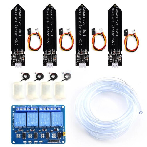 DIY 4-Way Relay Automatic Garden Watering Kit(10pcs /Set)