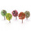 3 PCS Artificial Tree Miniature Garden Home Decoration, Random Color Delivery 2