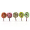 3 PCS Artificial Tree Miniature Garden Home Decoration, Random Color Delivery 3
