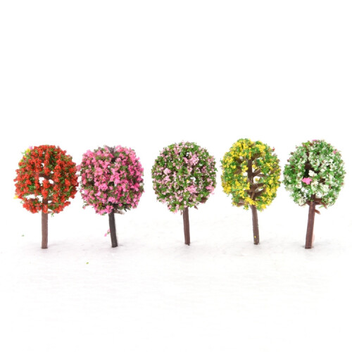 3 PCS Artificial Tree Miniature Garden Home Decoration, Random Color Delivery 2