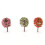 3 PCS Artificial Tree Miniature Garden Home Decoration, Random Color Delivery 5