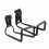 Pipeline Hook Heavy Water Pipe Wire Storage Garage Hook, Style: Groove Plate(Black) 2