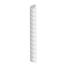 Protection de tronc pour petites plantes, couvercle de protection en plastique anti-rongement (blanc)