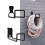 Pipeline Hook Heavy Water Pipe Wire Storage Garage Hook, Style: Groove Plate(Black) 4