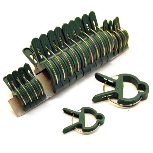Plastic Plant Garden Clip Set(Green) 1