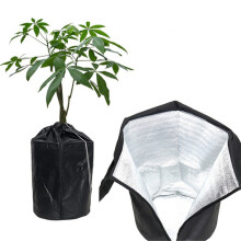 Housse isolante de protection contre le gel pour pot de fleurs (45 x 50 cm)