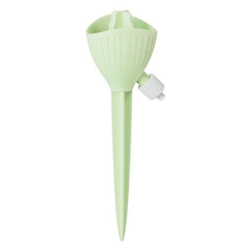 Home watering drip system with adjustable infiltration device (cream green)