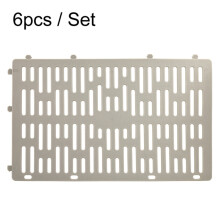 Lot de 6 protège-troncs réglables pour plantes (marron)