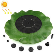 28 cm Lotusblatt-Solarbrunnen für den Außenbereich, schwimmend, für die Gartengestaltung