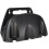 Wall-mounted plastic water pipe holder garden irrigation accessory (black) 1